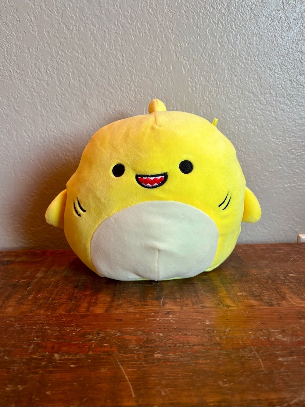 Squishmallows Yellow & White Shark Plush